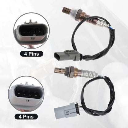 Set of 4 Upstream Downstream Oxygen Sensors for Chevrolet Blazer (No. 250241133)