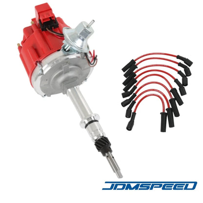 Distributor HEI with Wire Set for Chevrolet Inline 250 230 292 GMC (1978–1985) DST1697