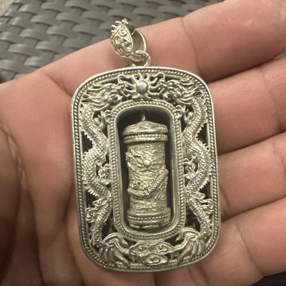 Dragon Statue Amulet Necklace for Car Enthusiasts