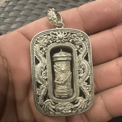 Dragon Statue Amulet Necklace for Car Enthusiasts