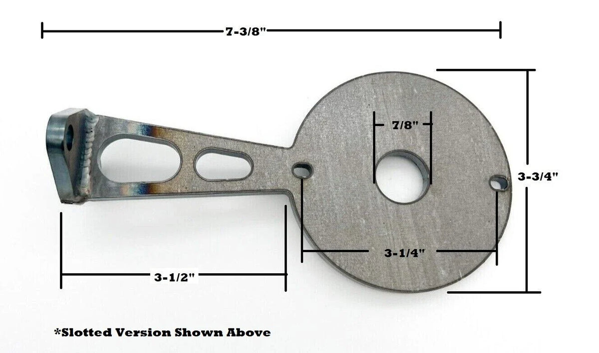 Tail Light Brackets Flush Mount Custom Straight Drilled for 1959 Cadillac DeVille (1959–1959)