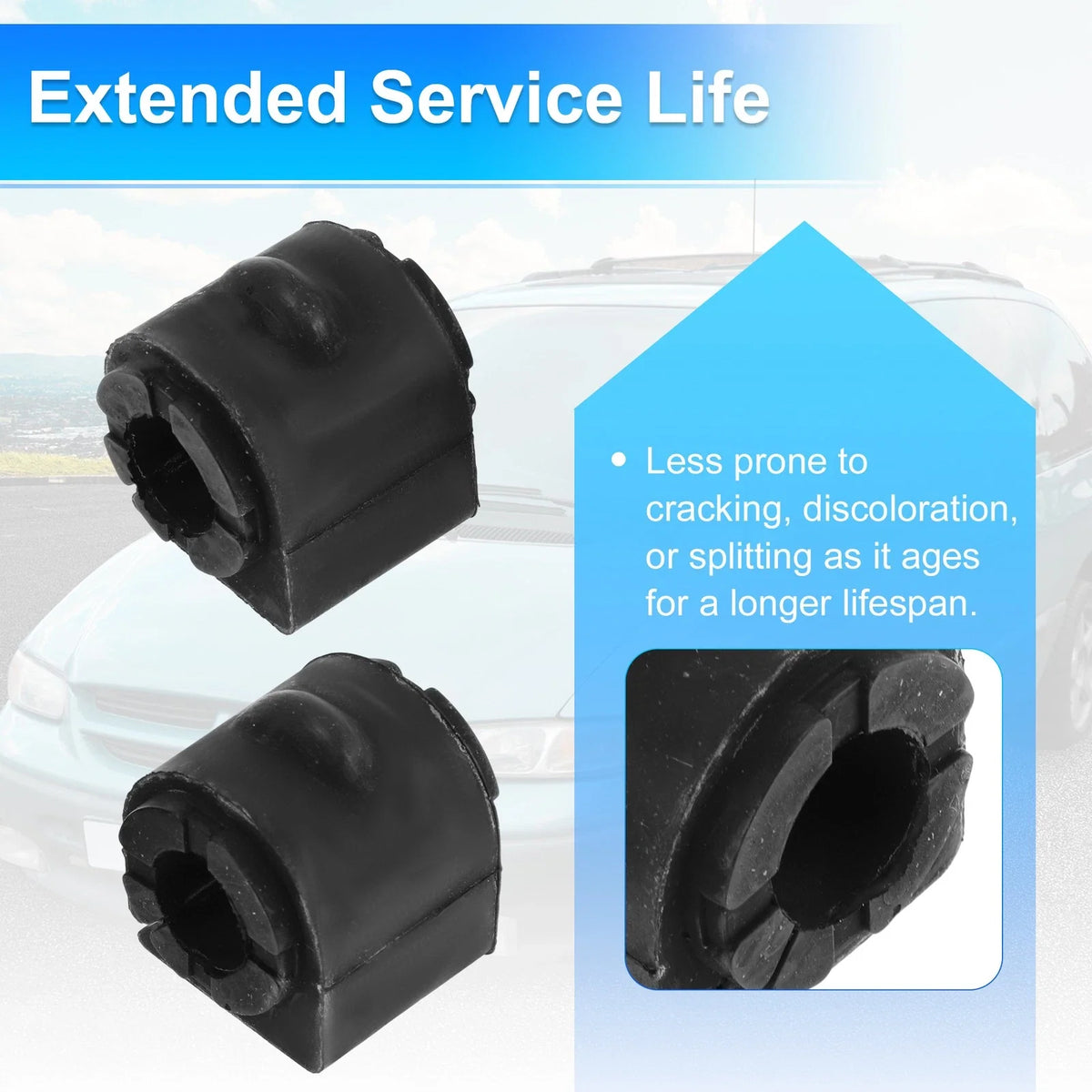 Stabilizer Sway Bar Bushing Kit CV6Z5484C for Ford C-Max (2013–2018) Black