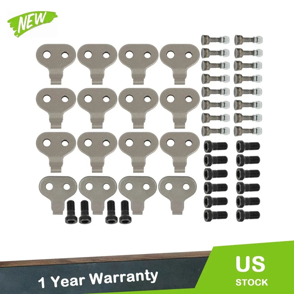 Stump Grinder Pocket & Teeth Kit for Barreto SG30 (16pcs, 2-1/4" Bolts)
