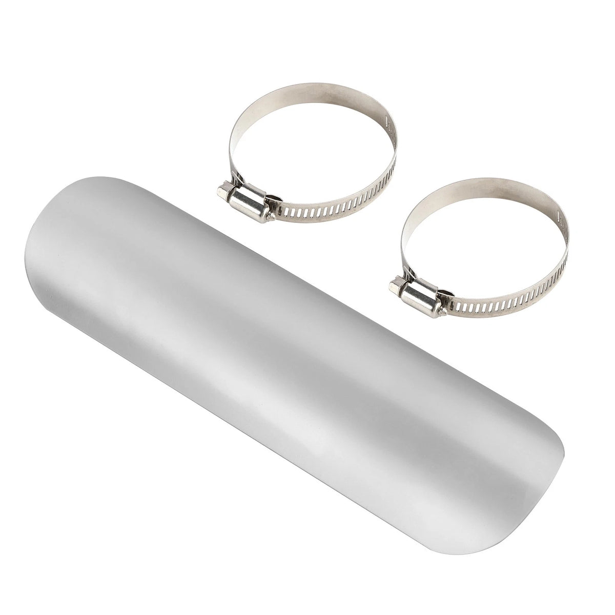 Chrome Exhaust Muffler Pipe Heat Deflector Cover for Motorcycle Scooter (EXH-080-A)