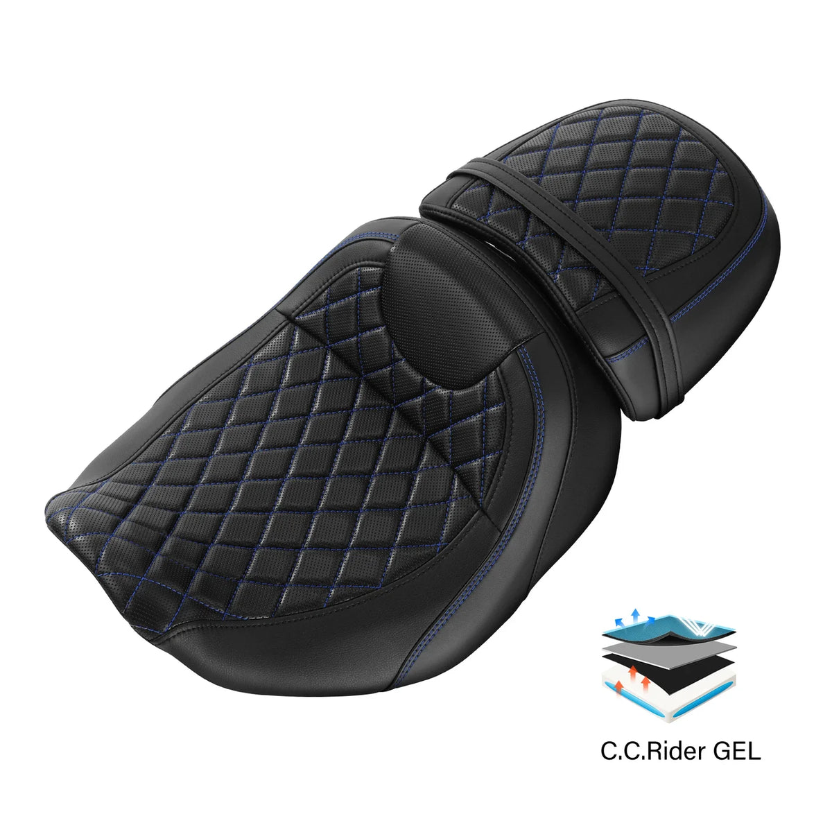 Gel Driver & Passenger Seat for Harley FLHXSE FLTRXSE (2023–2024)