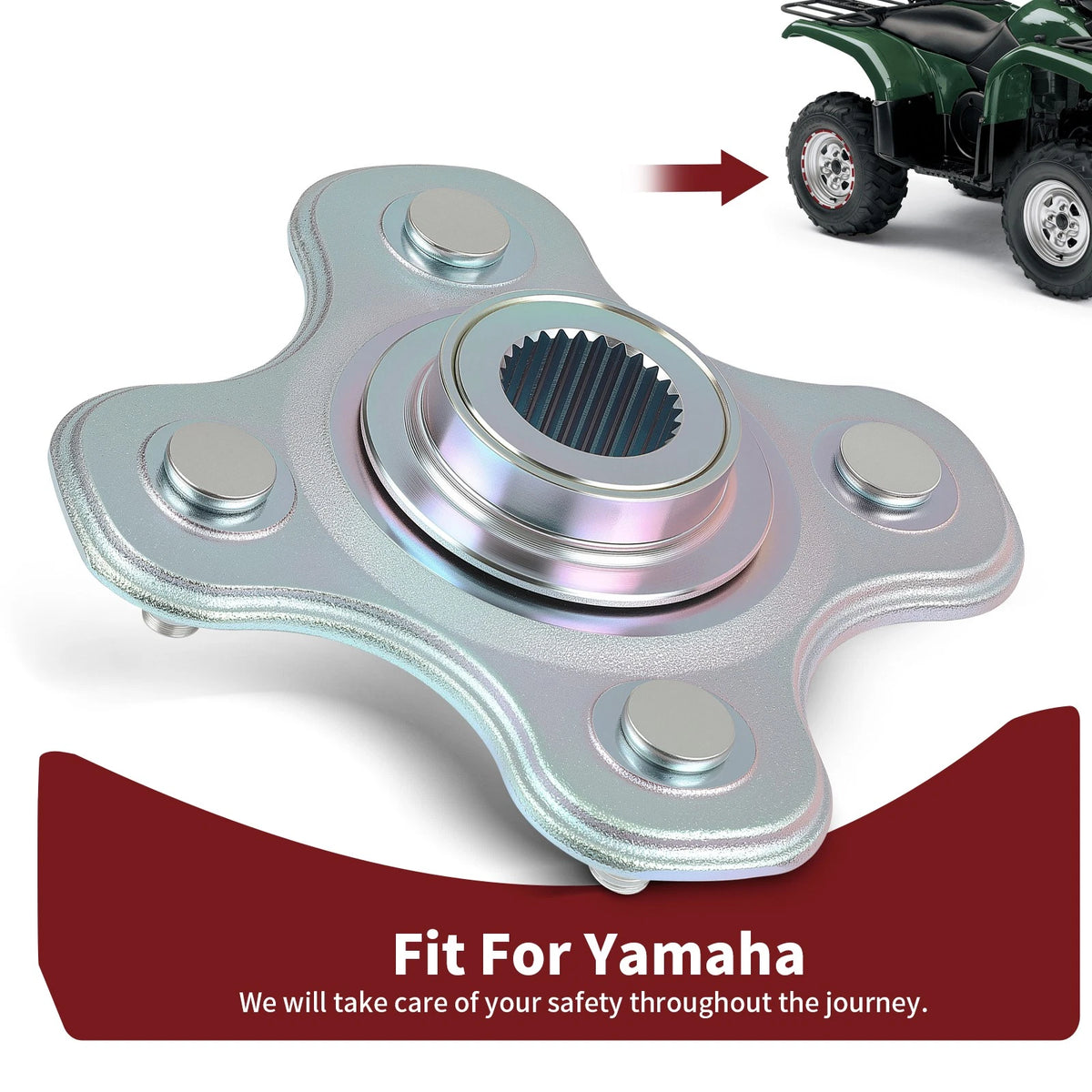 Rear Right Wheel Hub for Yamaha Big Bear 250 (2007–2009) 5FU-F5377-11-00