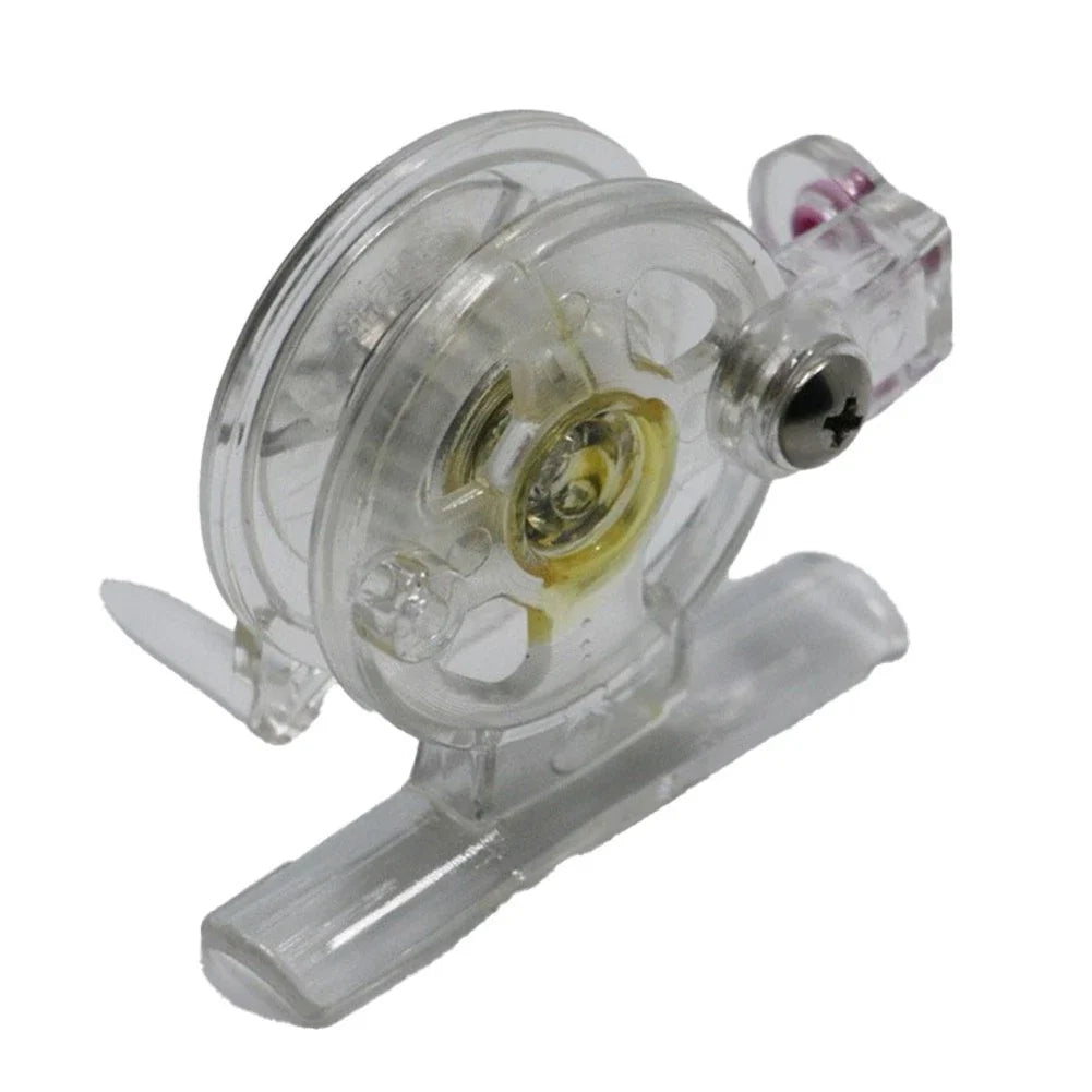 Ice Fishing Reel Right Hand Transparent