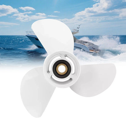 13 5/8 x 14 Aluminum Propeller for Yamaha 50-130HP (15 Tooth, 6E5-45958-00-00, RH)
