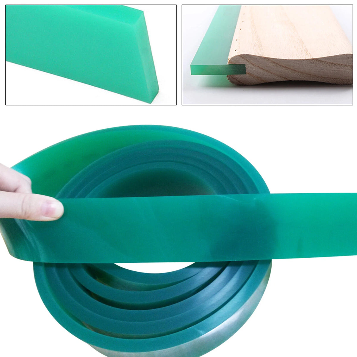 6FT Polyurethane Rubber Squeegee Blade for Silk Screen Printing