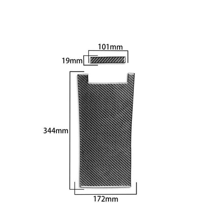 Carbon Fiber Decal Center Console Armrest Box Cover for Mustang (2009–2014)