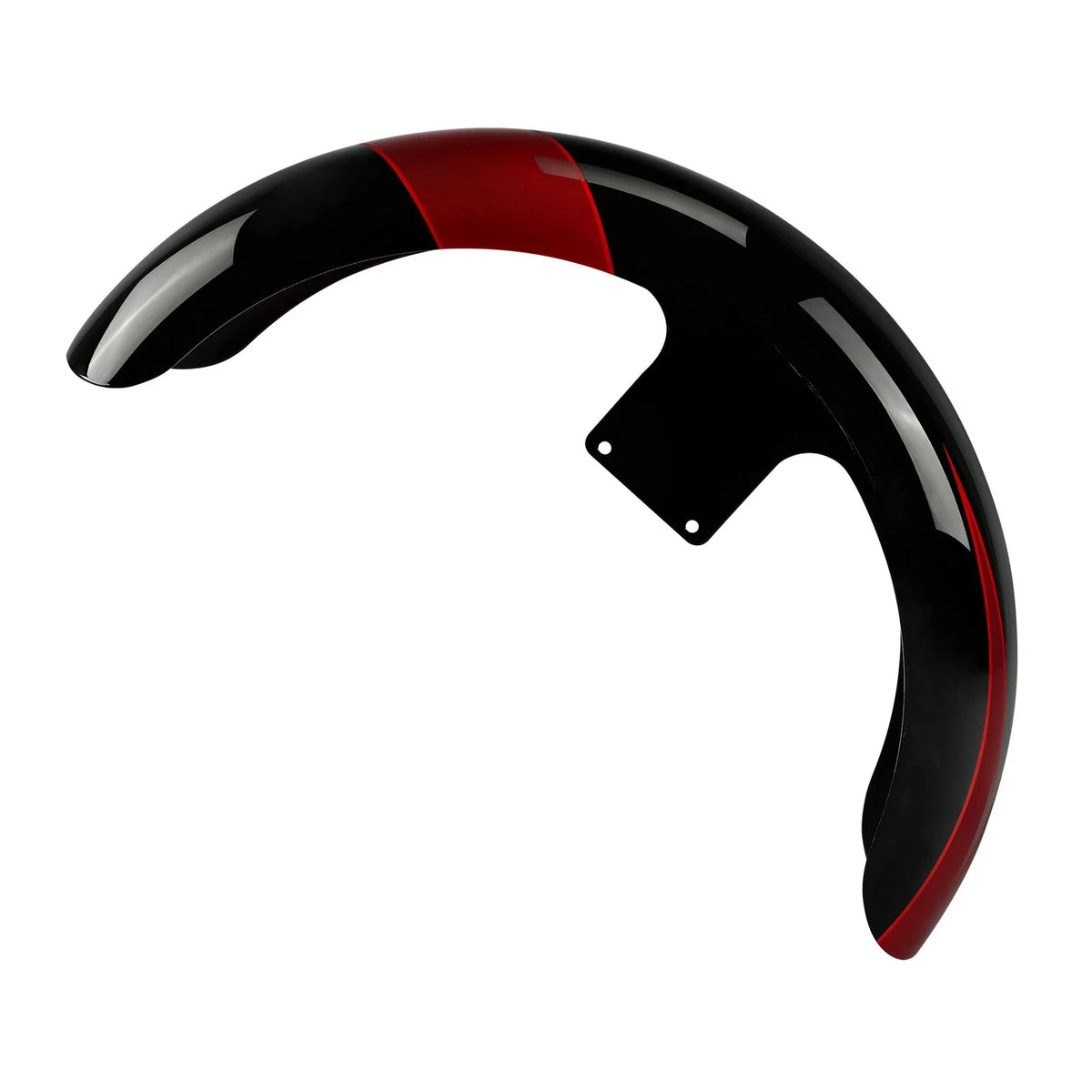 21" Front Fender for Harley Touring (1997–2013) - Starfire Black/Atomic Red