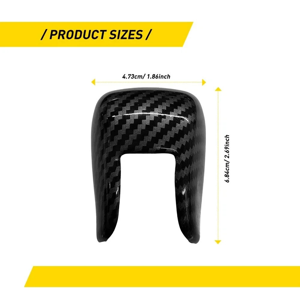 Carbon Fiber Gear Shift Knob Covers for Honda Civic CRV HRV Accord (2018–2025)