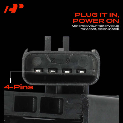 1x Ignition Coil & 6x Iridium Spark Plugs for Jeep Cherokee (56041476AA, UF-296)