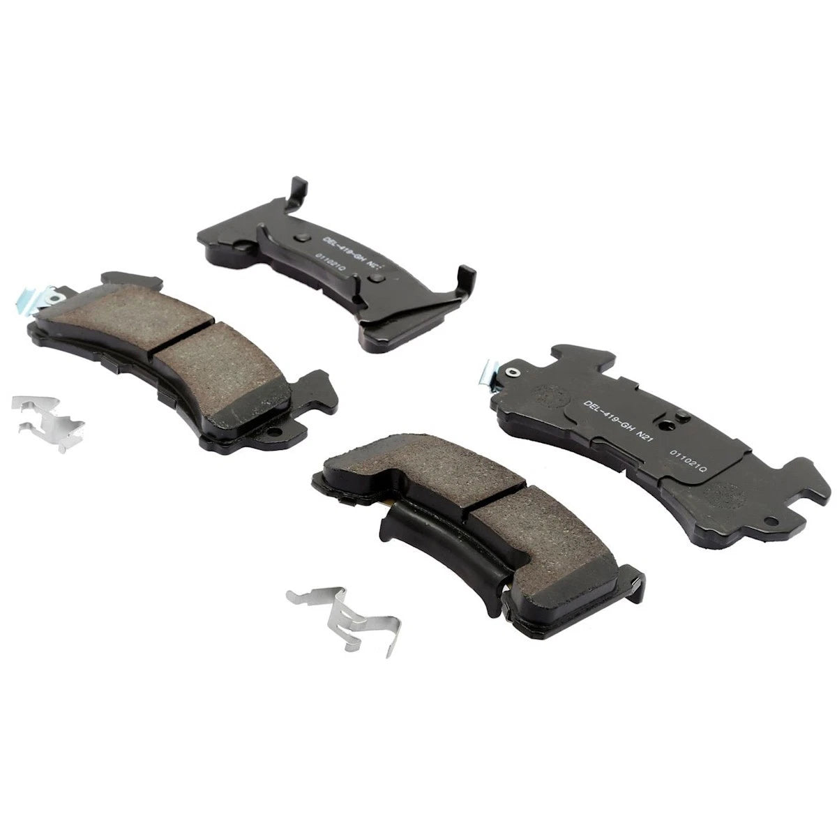 Set of 4 Brake Pad Sets 17D154CHF1 for Chevrolet Malibu (1978–1981)