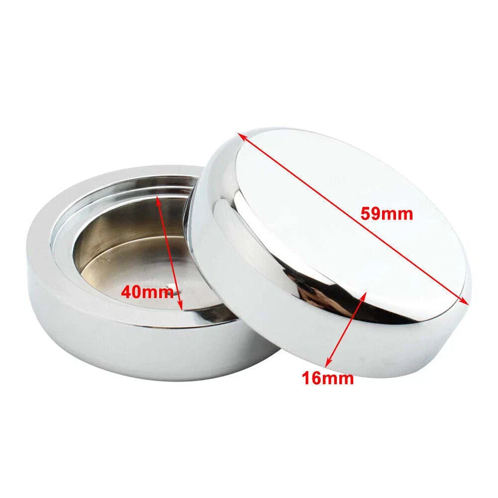 Chrome Upper Fork Stem Nut Cap Cover for Harley Street Bob Breakout Dyna Softail (2018–2023)