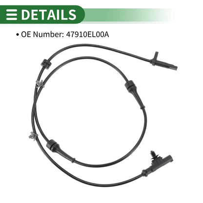 ABS Wheel Speed Sensor No. 47910EL00A for Nissan Tiida (2004–2012) Front