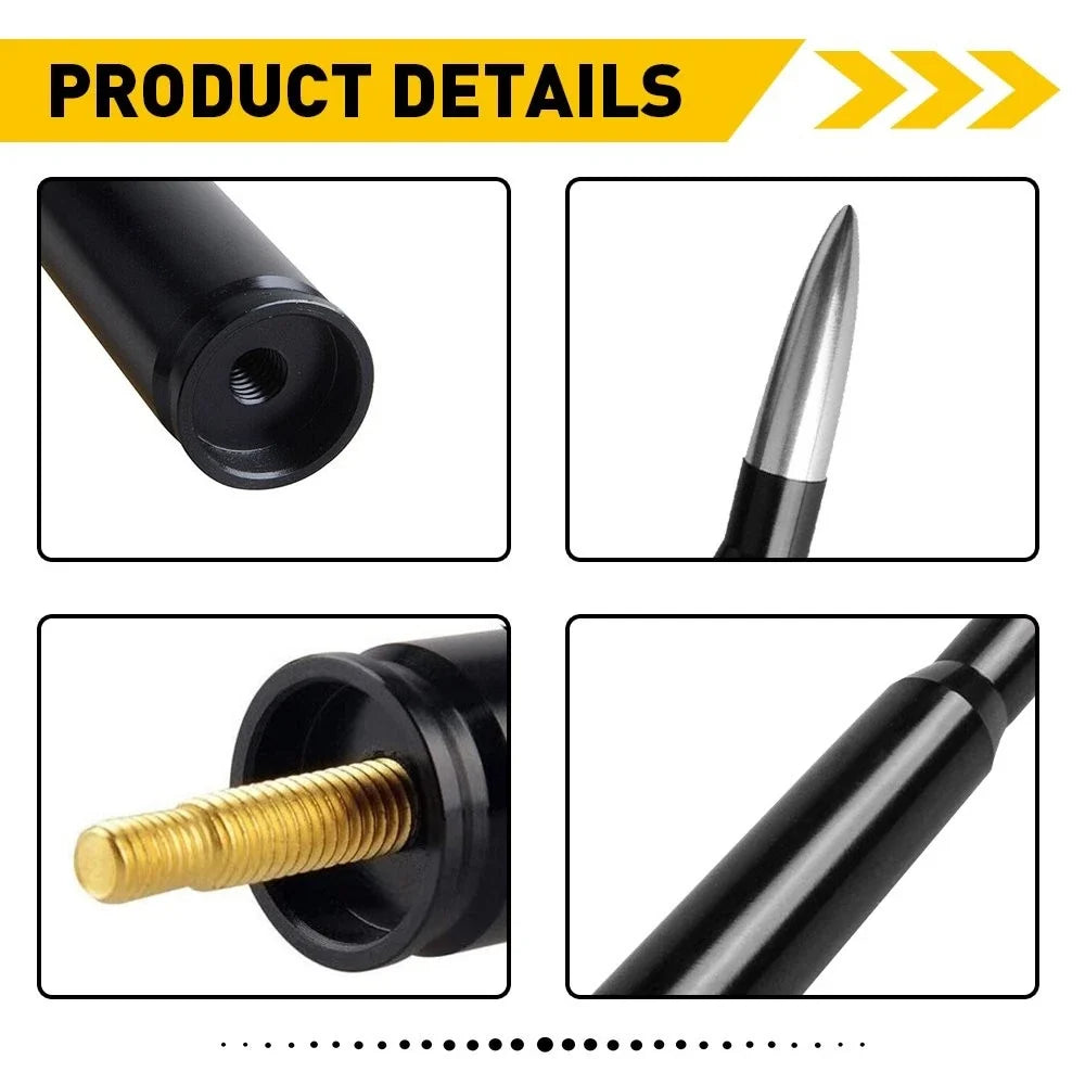 Bullet Antenna for Universal Motorcycle Cars Street Rod Boat (5.5")