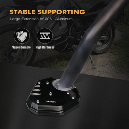 Kickstand Side Stand Pad Plate for Kawasaki KLR650 (2008–2018)