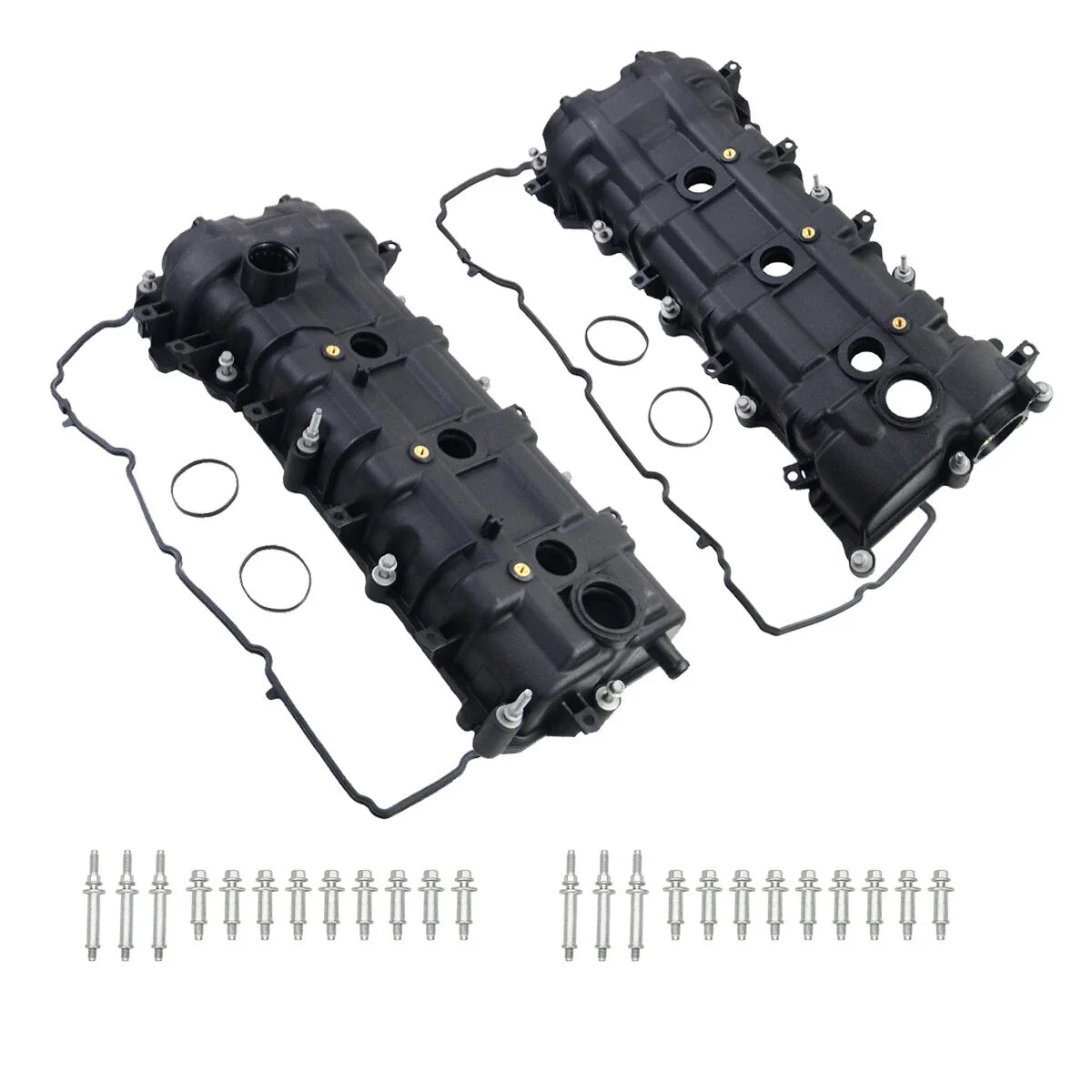 Pair Valve Covers with Gaskets for Chrysler Dodge Jeep Ram 3.6L (2011–2019)