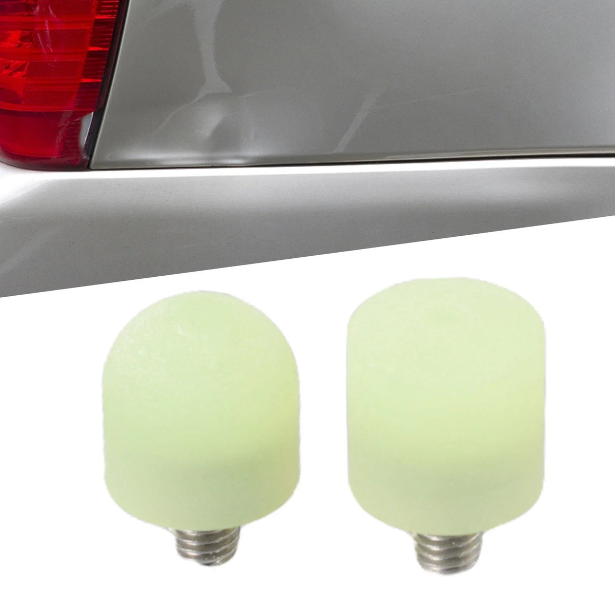 Set of 2 Green Plastic Dent Repair Tips for Paintless Dent Repair Tools