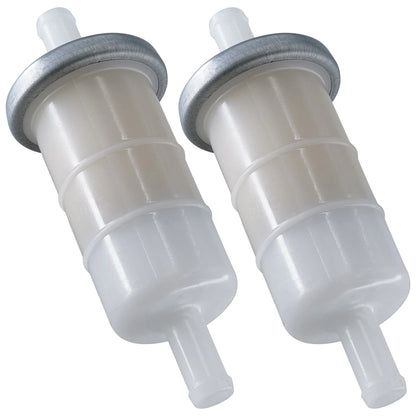 2X Fuel Filter for Yamaha XVS650 V Star 650 (2002–2011) FF102, 490191055, 1FK245601000