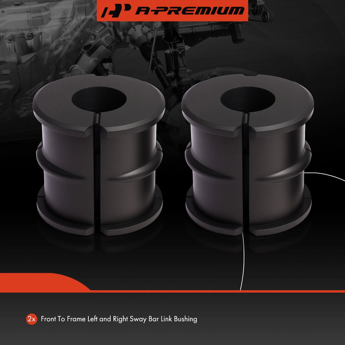 2X Front Suspension Stabilizer Bar Bushing for Dodge Charger (4782681AB, MS25842)