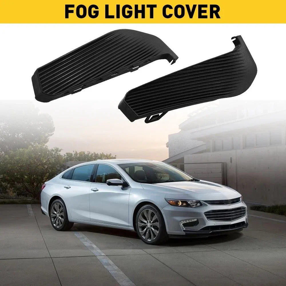 Pair Fog Lamp Light Trim Cover for Chevy Malibu (2016–2018)