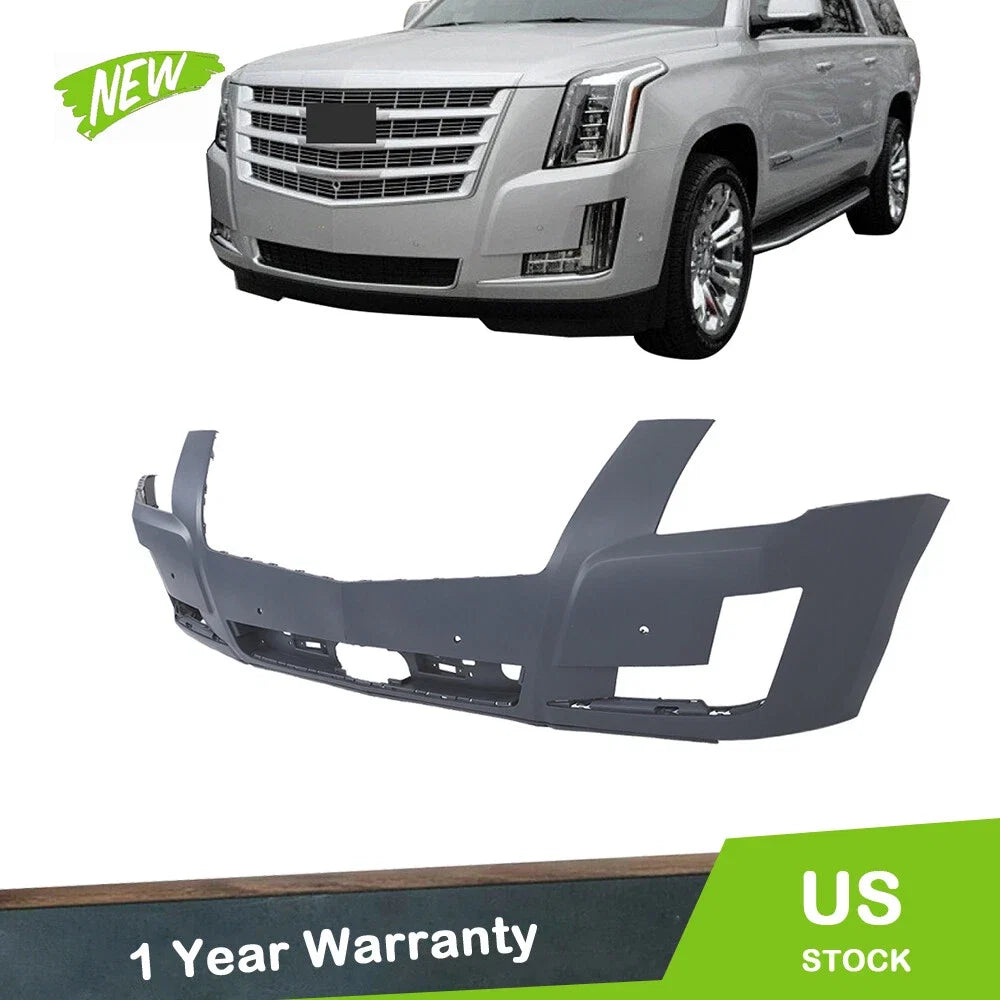 Front Bumper Cover for Cadillac Escalade (2017–2020) 84408072 Black
