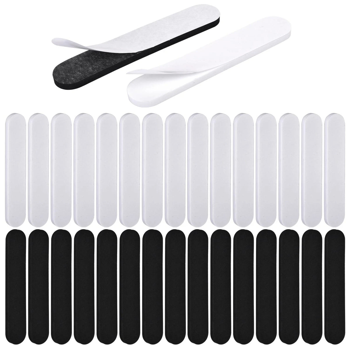 30 PCS Hat Size Reducer Tape - Black, White (4.33 x 0.79 inches)