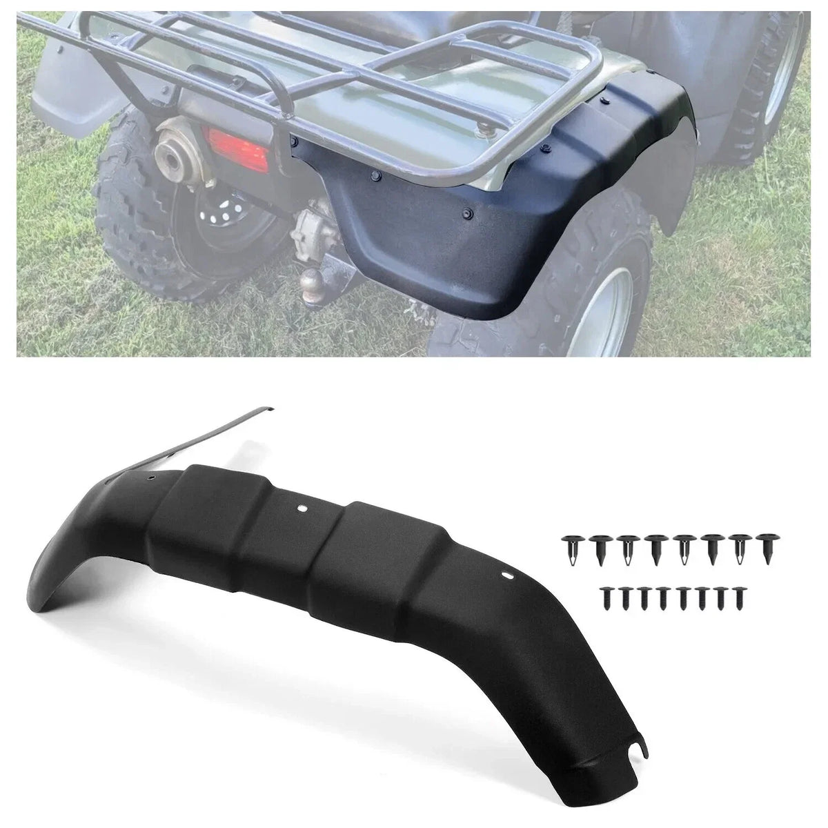 Right Rear Fender Splash Mud Guard for Honda Rancher TRX 350 (2000–2003)