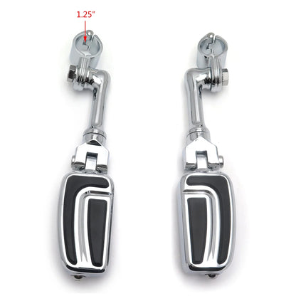 4.5" Foot Peg Kit for Honda Shadow, Harley Road King, Street Glide (Year Range)