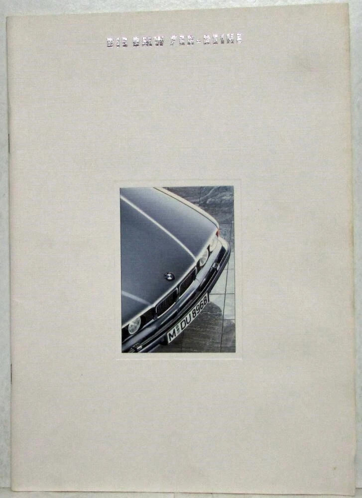 BMW 7-Series Sales Brochure (1992) - German Text