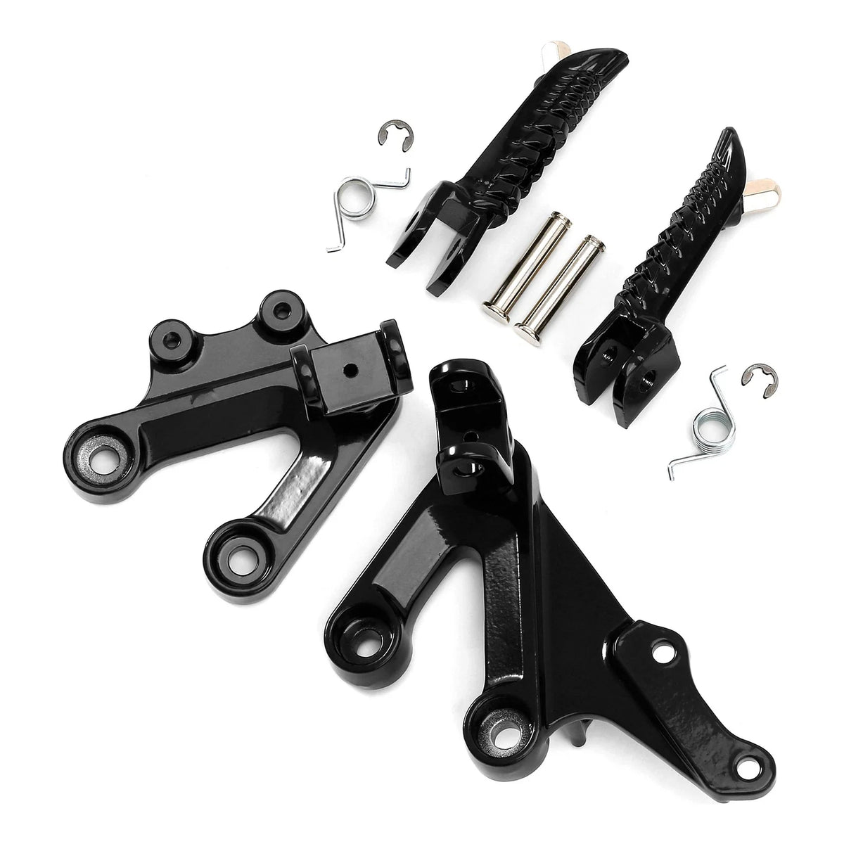 Footrests Peg Bracket Set for Suzuki GSXR1000 (2003–2004) Black