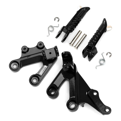 Footrests Peg Bracket Set for Suzuki GSXR1000 (2003–2004) Black