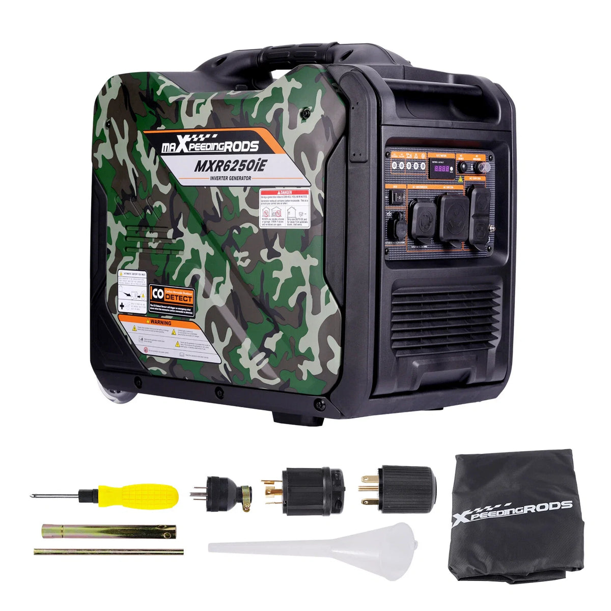 5500 Watt Portable Inverter Generator for Gasoline Power (Electric Start)