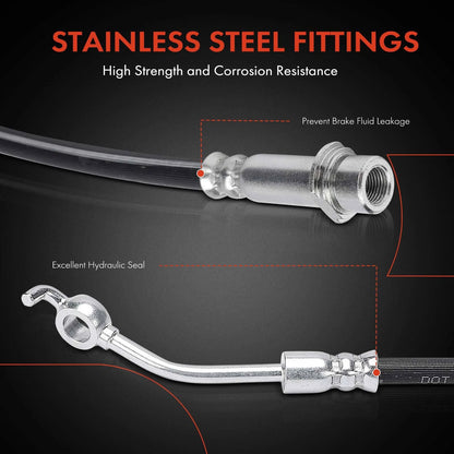 Front Left Brake Hydraulic Hose for Lexus IS300 IS350 (2014–2019) 2206617, BH383888, 35075026, 9094702H10, H622425