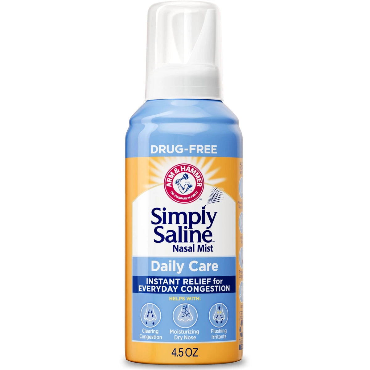 Nasal Care Spray for ARM & HAMMER Simply Saline (Daily 4.5 Fl Oz)