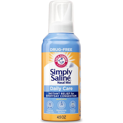 Nasal Care Spray for ARM & HAMMER Simply Saline (Daily 4.5 Fl Oz)