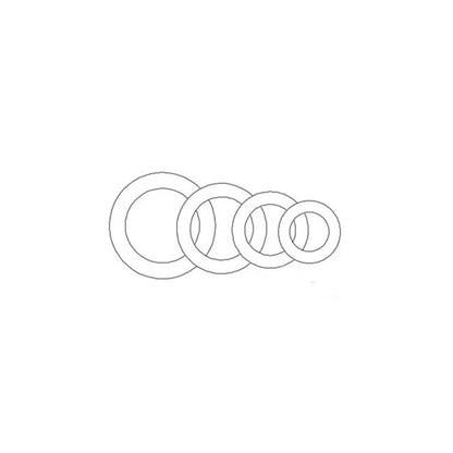 Narrow Rim Machine Bushing 1-5/8 I.D. X 2-3/8 O.D. 14 Gauge