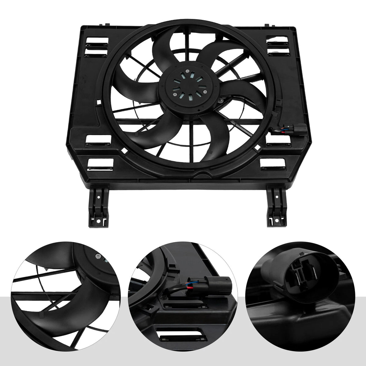 Engine Radiator Cooling Fan Assembly for Land Rover Range Rover (2013–2018) LR069901, LR084438