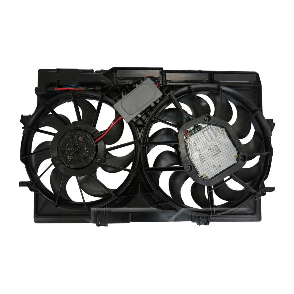 2X Radiator and Condenser Fan Assembly for Audi S4 (2010–2016) LLX-AU3115120-CL360A70, AU3115120
