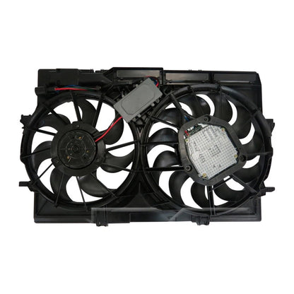 2X Radiator and Condenser Fan Assembly for Audi S4 (2010–2016) LLX-AU3115120-CL360A70, AU3115120