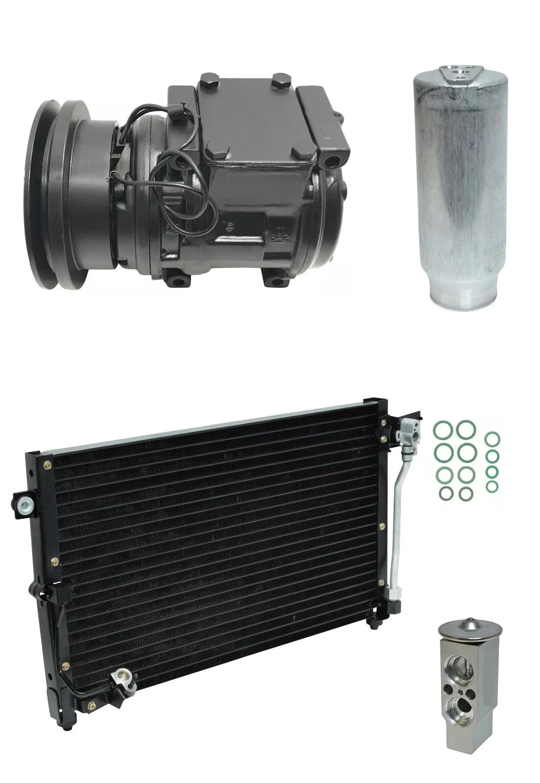AC Compressor Kit With Condenser for Mitsubishi Montero 3.5L (1995–1995)