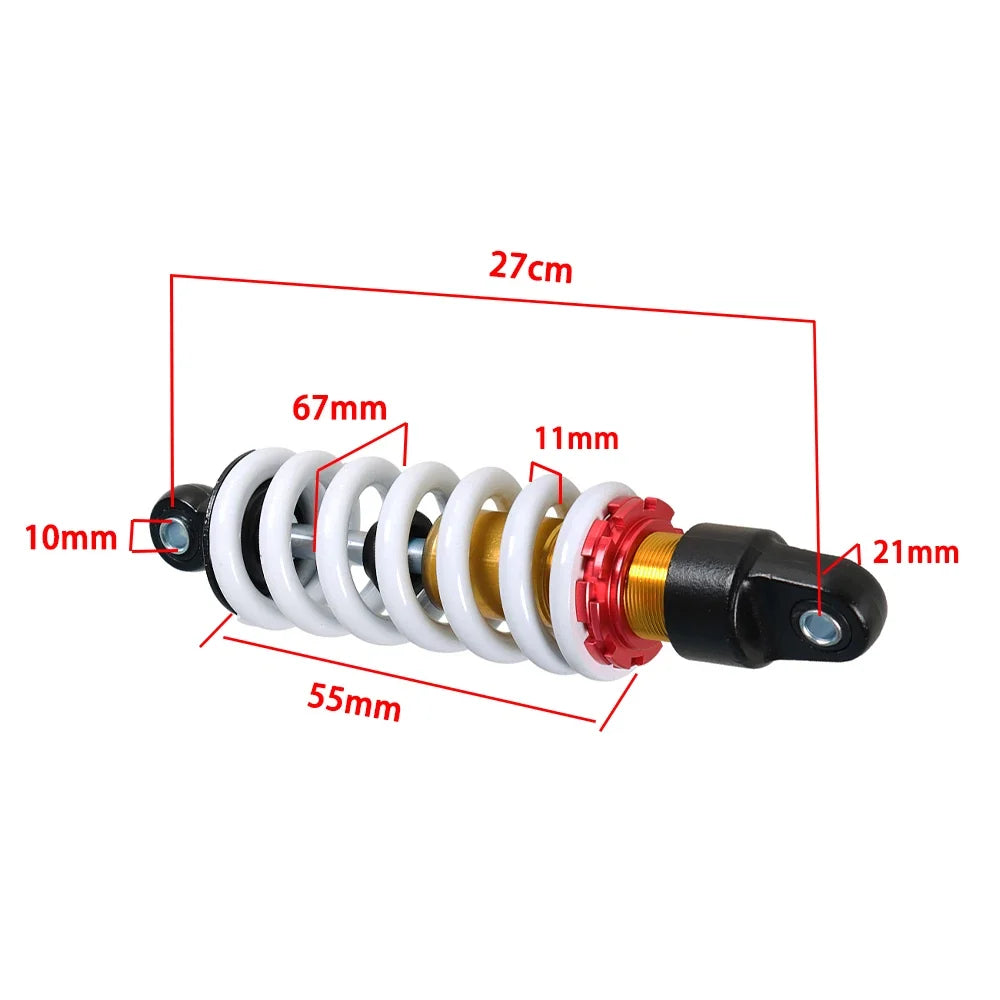 10.5" Rear Mono Shock for Chinese Pit Bike 110cc 125cc (No Year Specified)