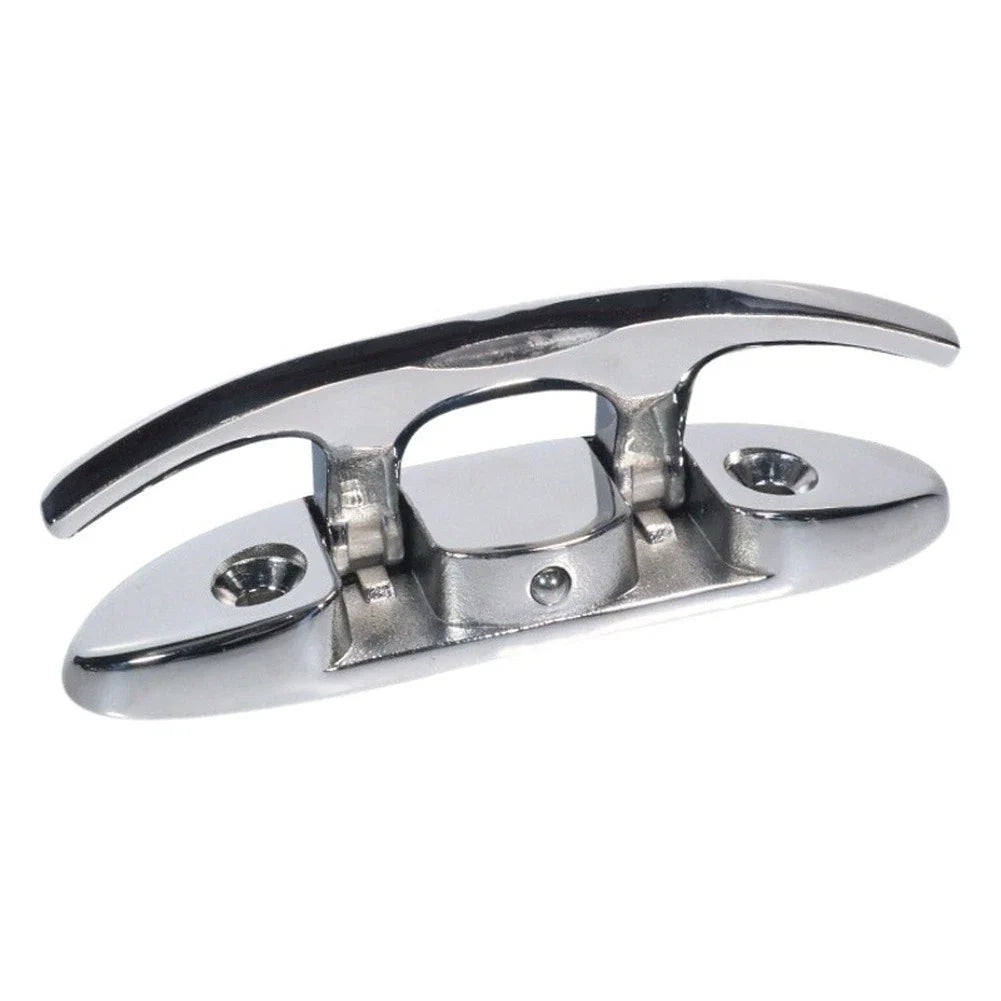 Folding Rope Cleat for Boats & Yachts - Marine Grade 316 Stainless Steel