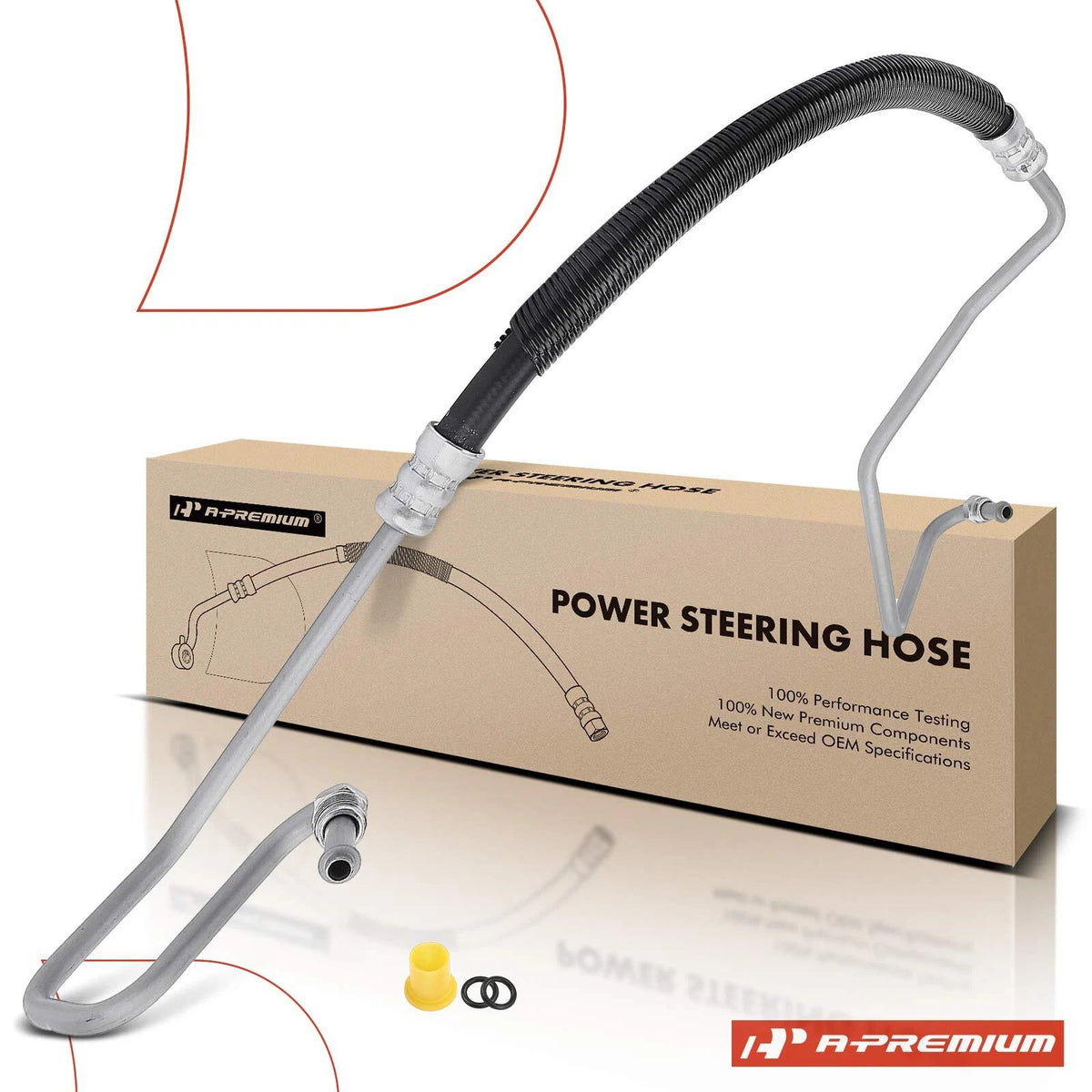 Power Steering Pressure Line Hose Assembly for GMC Yukon, Chevy Blazer (26021689, 26022508, 3401327)