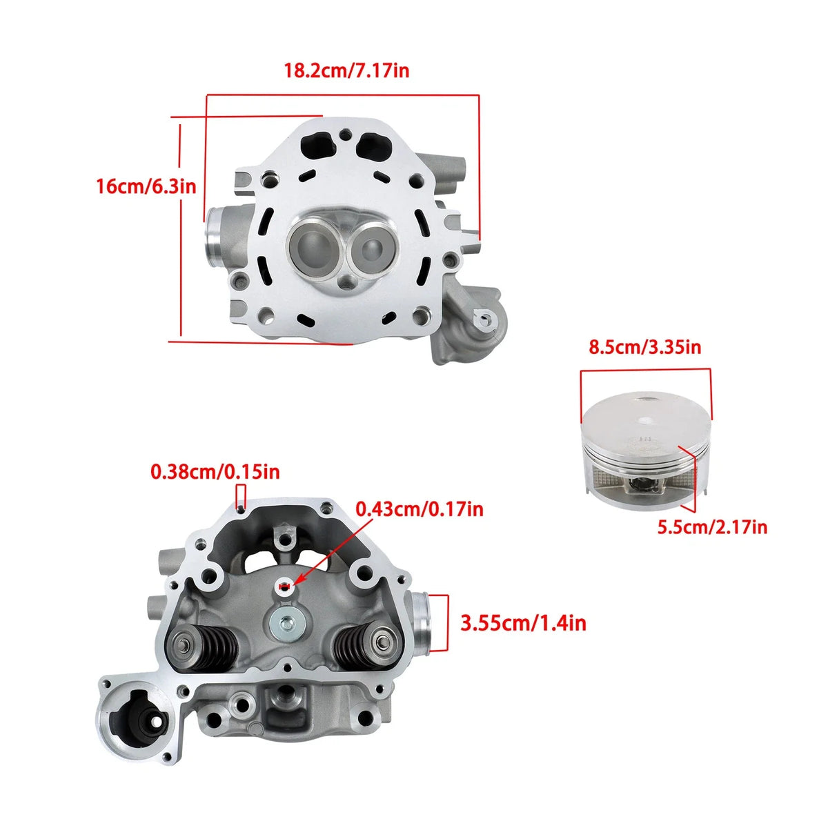Rebuild Kit Cylinder Head Sleeve for Honda TRX420 (2009–2024)