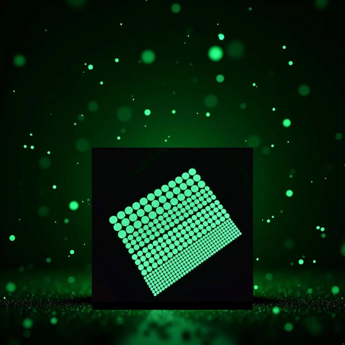 1 Sheet Green Glow in The Dark Wall Stickers for Home Decor