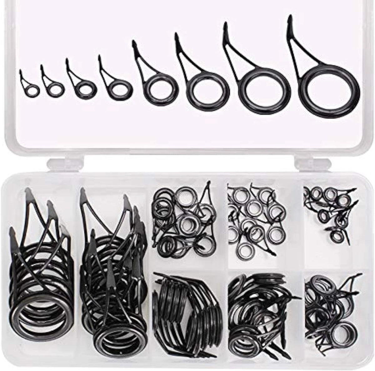 Fishing Rod Repair Kit – 75 Durable Pieces with Light Ceramic Guides