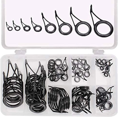 Fishing Rod Repair Kit – 75 Durable Pieces with Light Ceramic Guides